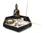 Preview: Zen-Garten mit Buddhafigur Rauchstab Dekostein Nr:HY-365